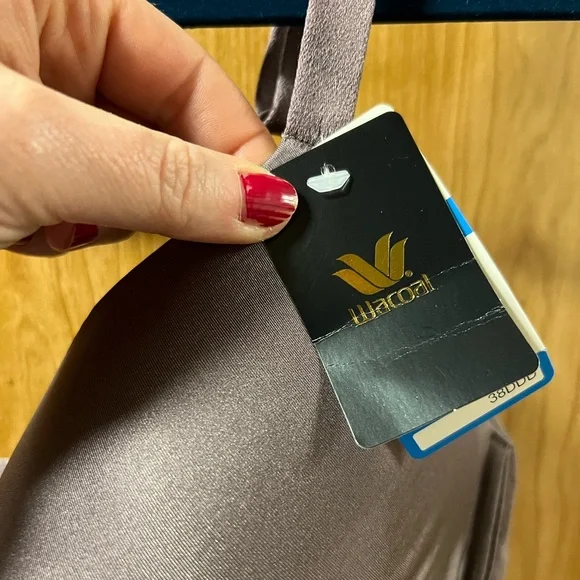 NWT WACOAL Ultimate Side Smoother T-Shirt Bra Sparrow Colored Size 38DDD ๐ - Picture 8 of 15